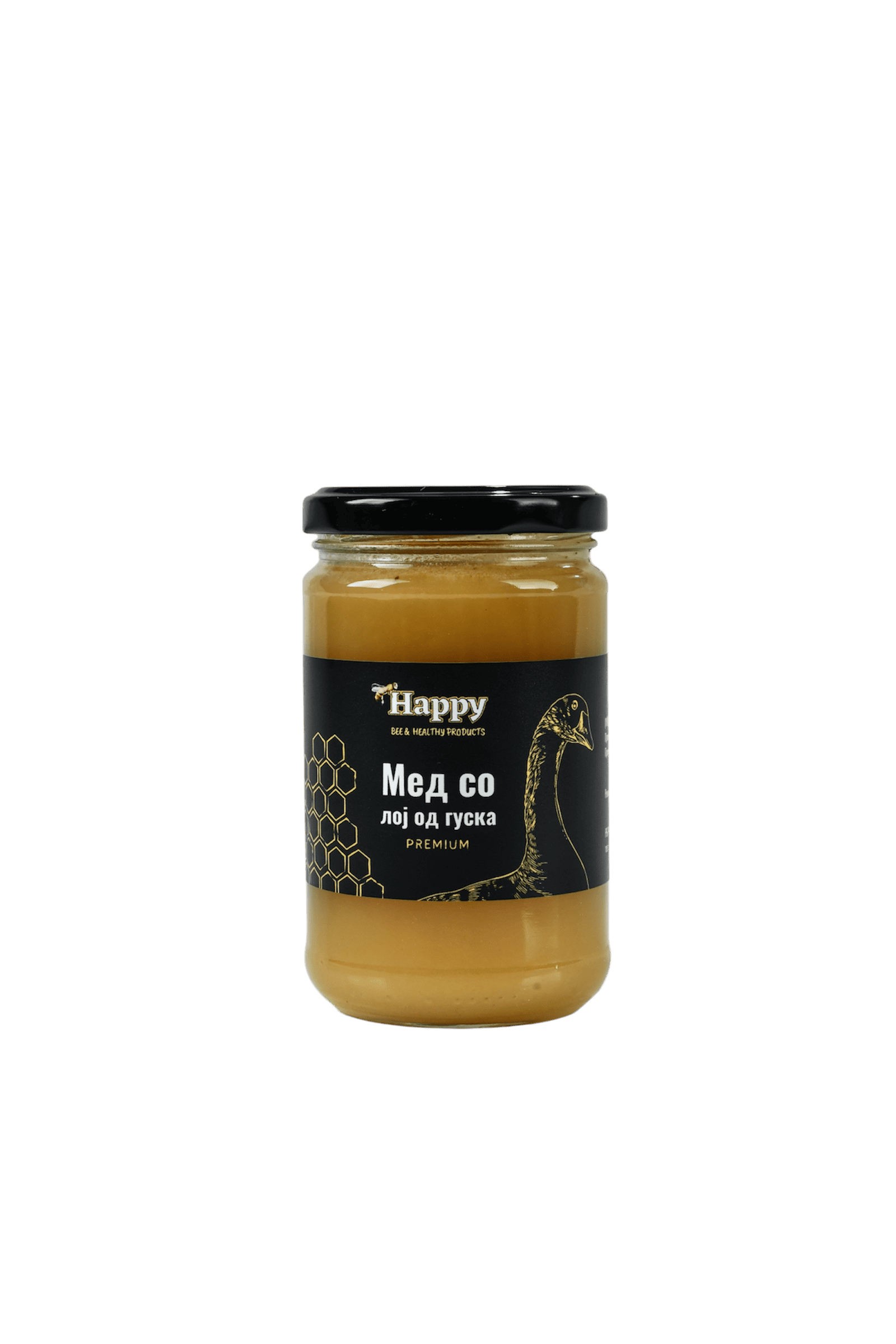 Мед со лој од гуска